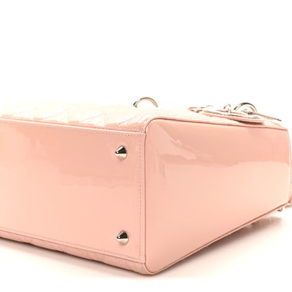 Christian Dior Patent Cannage Medium Lady Dior Light Pink 9 of 9