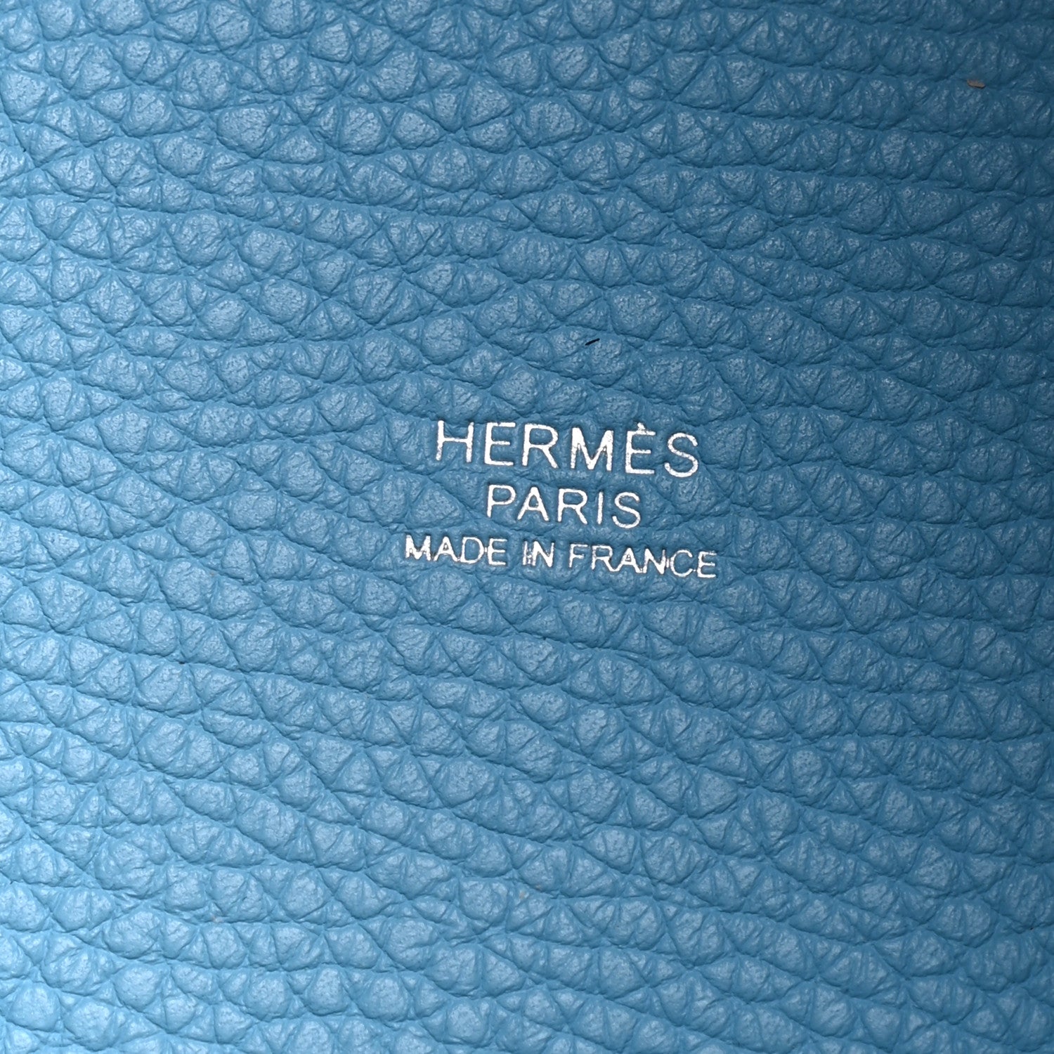 Hermes Taurillon Clemence Picotin Lock 22 MM Bleu Du Nord 6 of 10