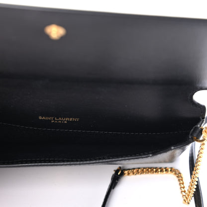 Saint Laurent Smooth Calfskin Monogram Phone Holder Crossbody Black 4 of 4