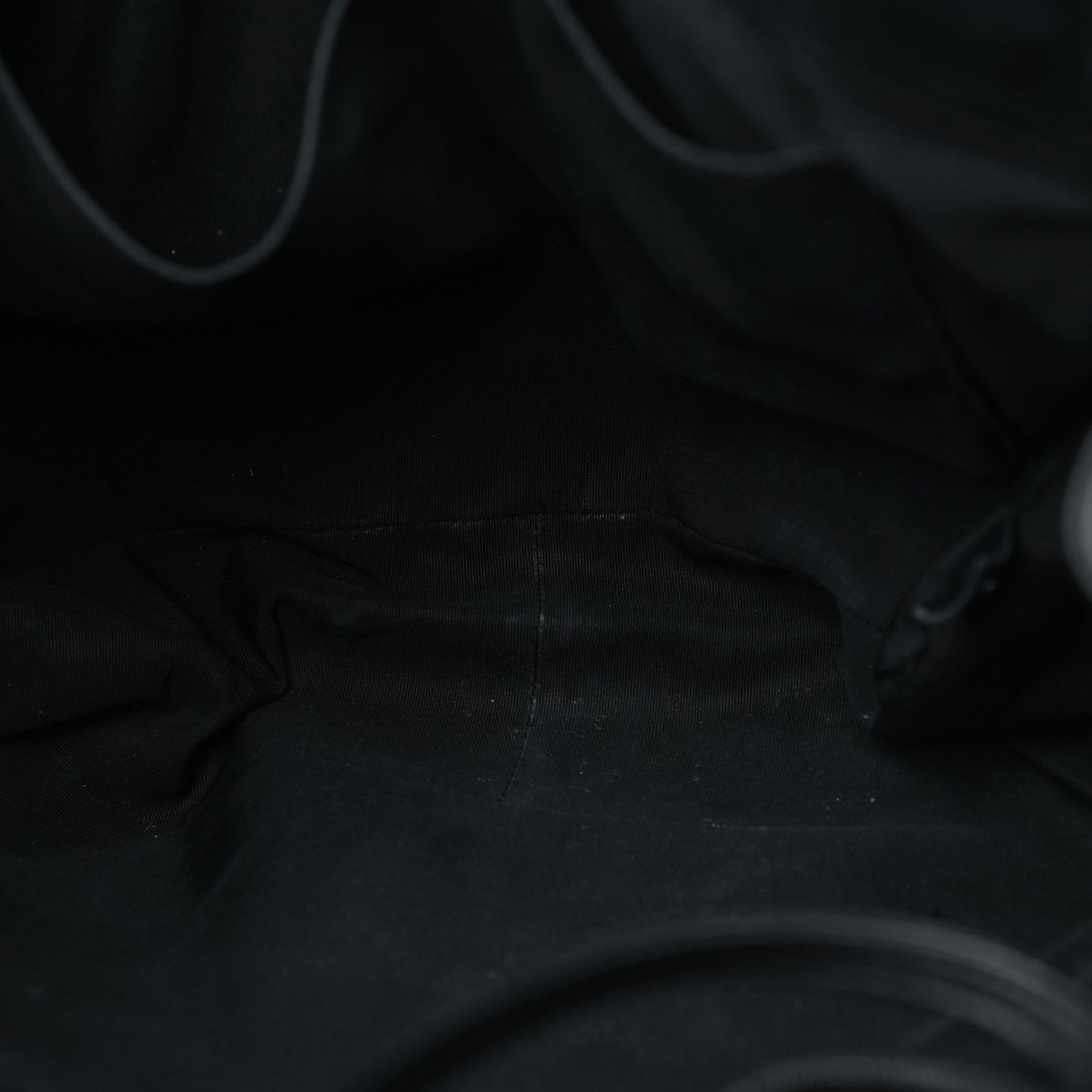 Calfskin Quilted Large CC Shopping Tote Black
