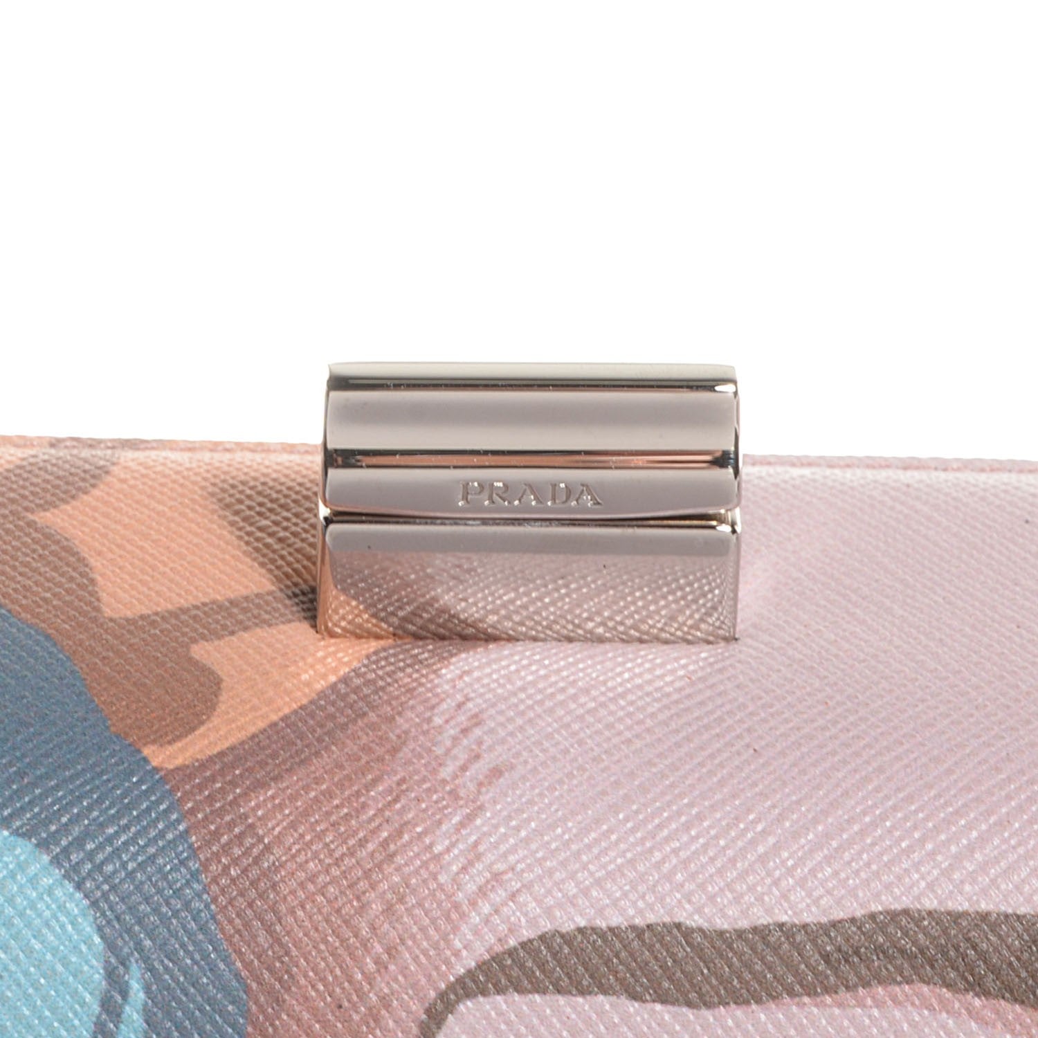 Prada Saffiano Face Art Shoulder Bag Alabaster Nero Black 9 of 9