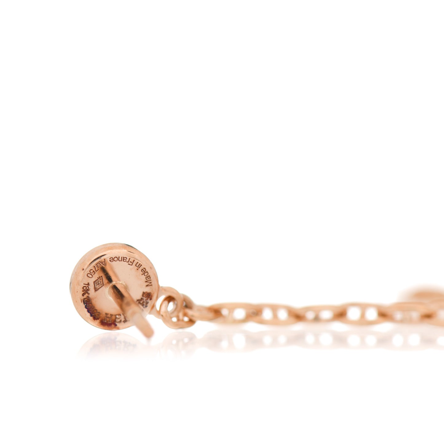 18K Rose Gold Diamond TPM Farandole Drop Earrings