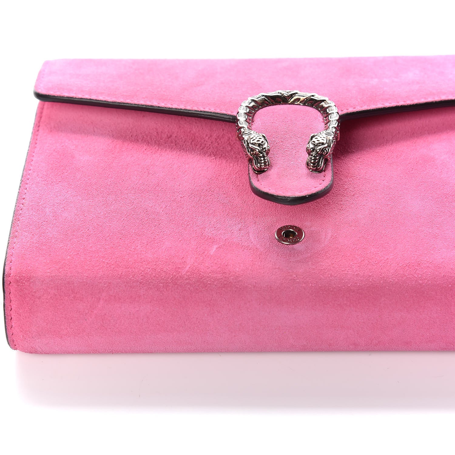 Gucci Suede Mini Dionysus Chain Wallet Pink Tropical Flower 16 of 16