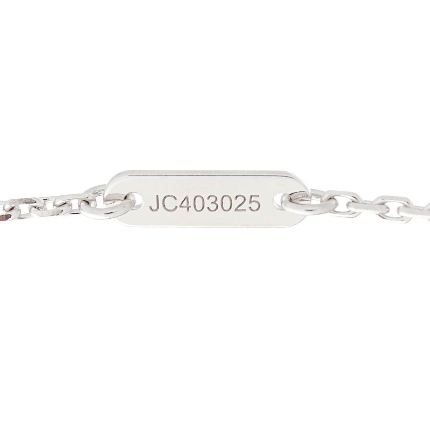 18K White Gold Diamond Mini Frivole Pendant Necklace