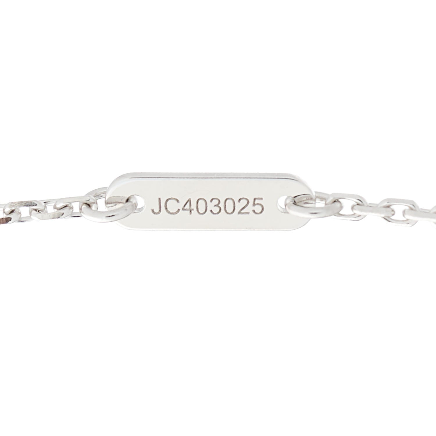 Van Cleef & Arpels 18K White Gold Diamond Mini Frivole Pendant Necklace 5 of 6