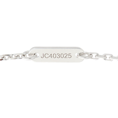 Van Cleef & Arpels 18K White Gold Diamond Mini Frivole Pendant Necklace 5 of 6