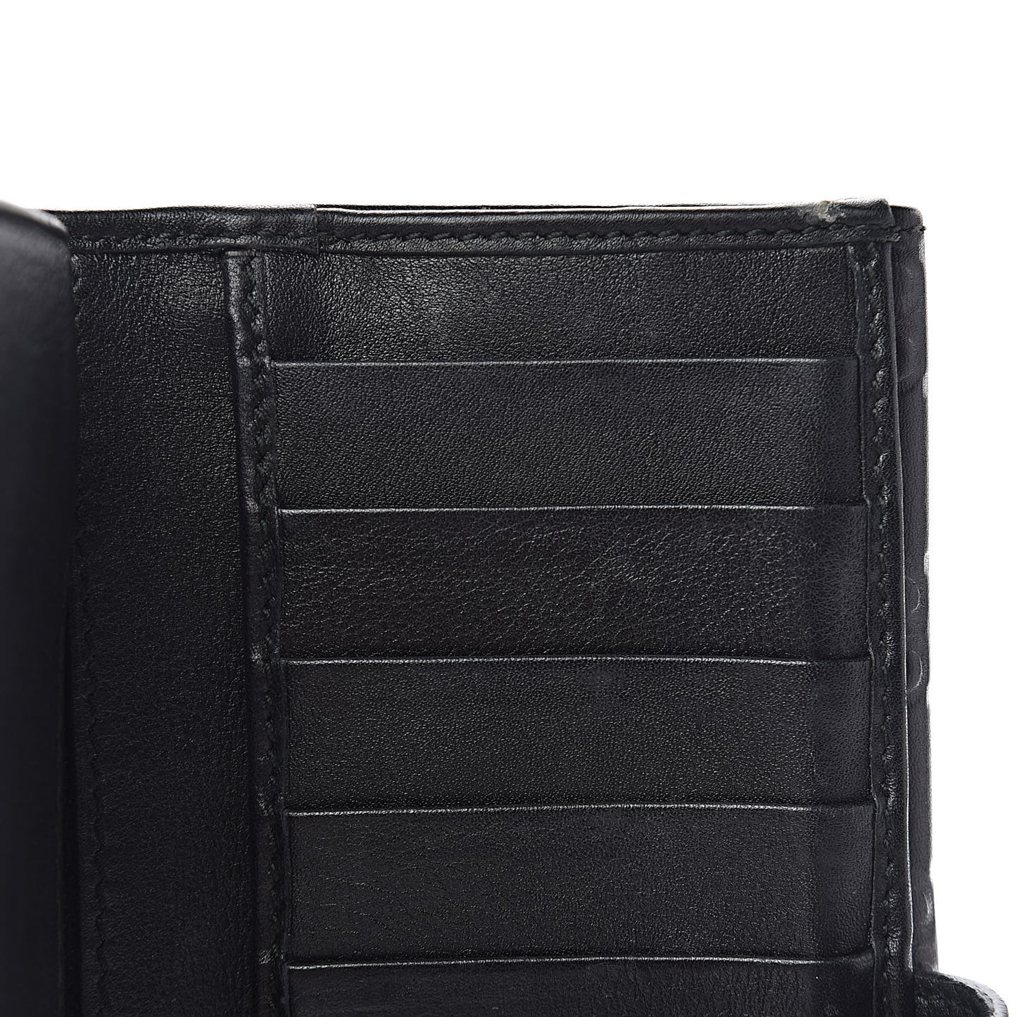 Guccissima Continental Wallet Black