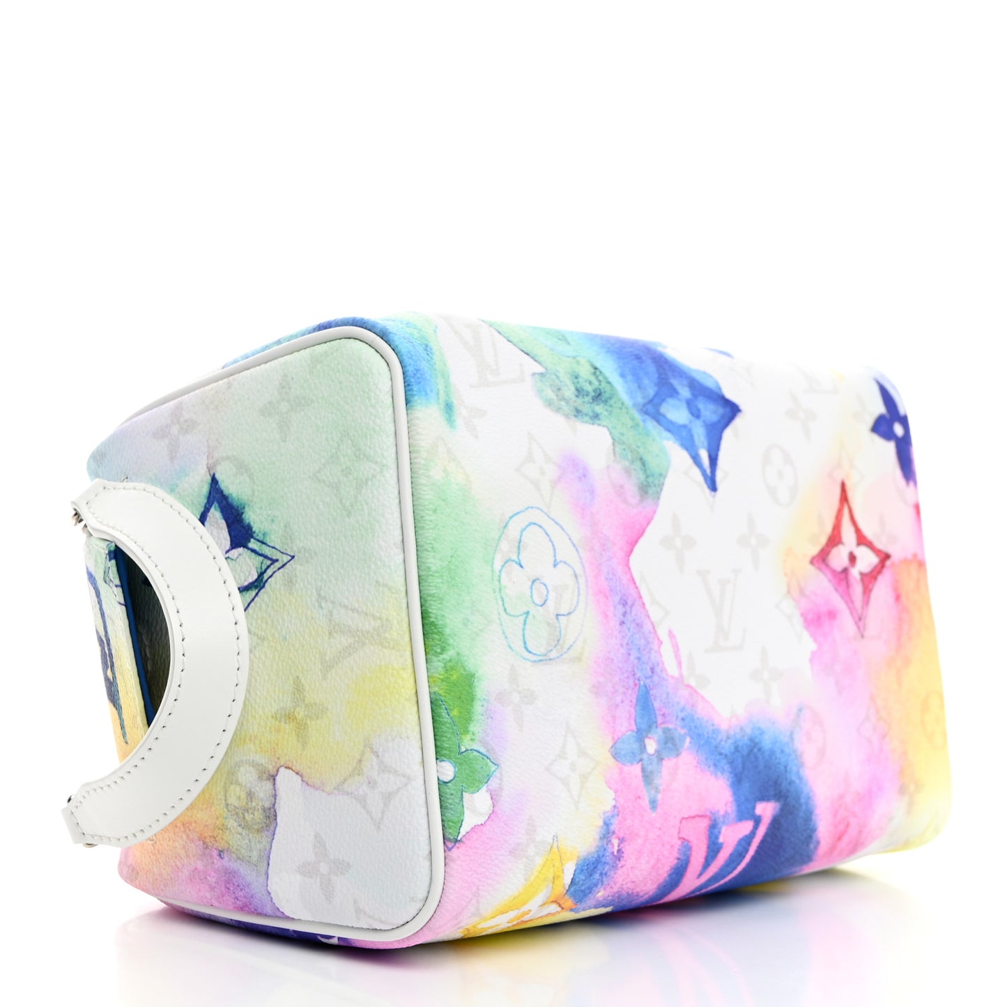 Monogram Watercolor Dopp Kit Toilet Pouch Multicolor