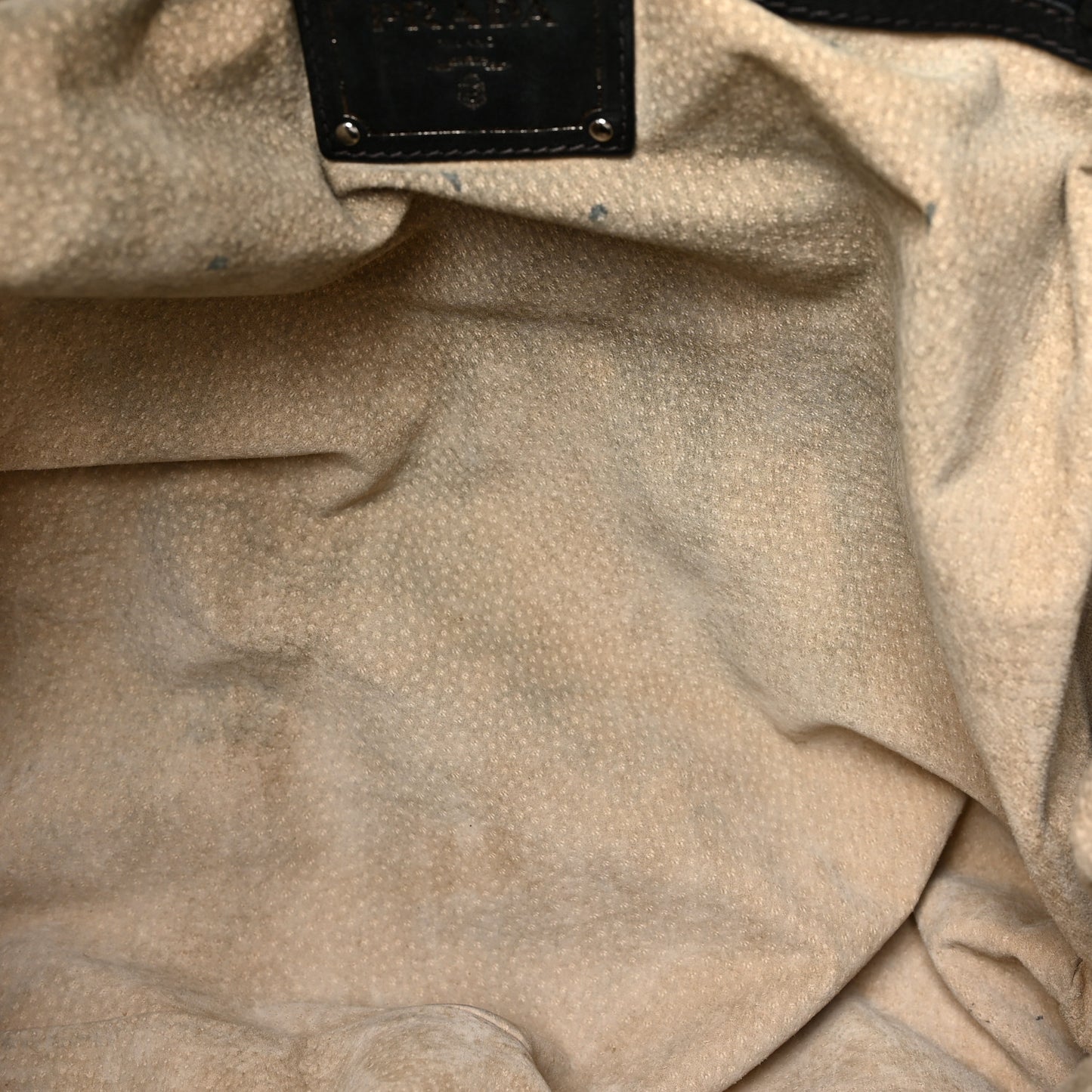 Tessuto Nylon Gaufre Camouflage Tote Fumo