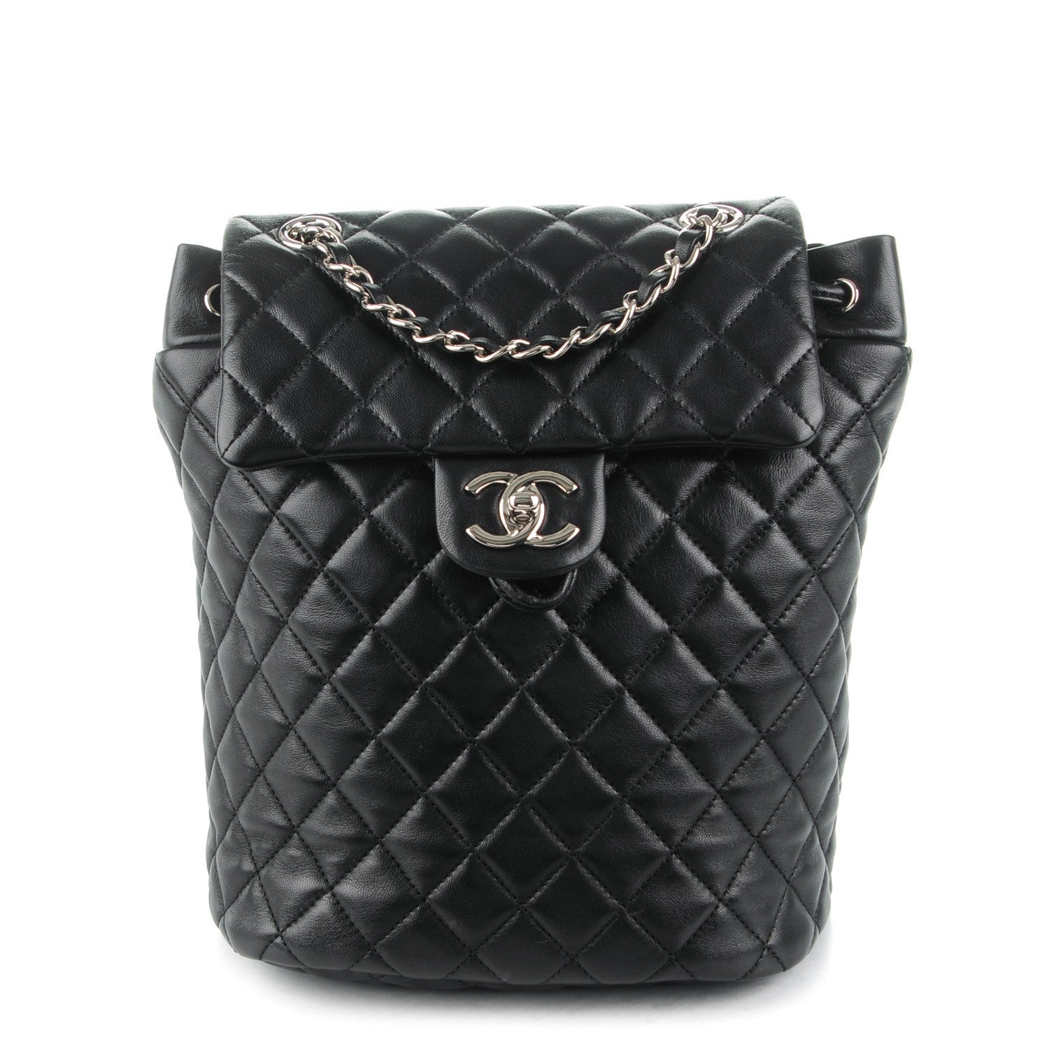 Chanel Lambskin Quilted Small Urban Spirit Backpack Black 1 of 8