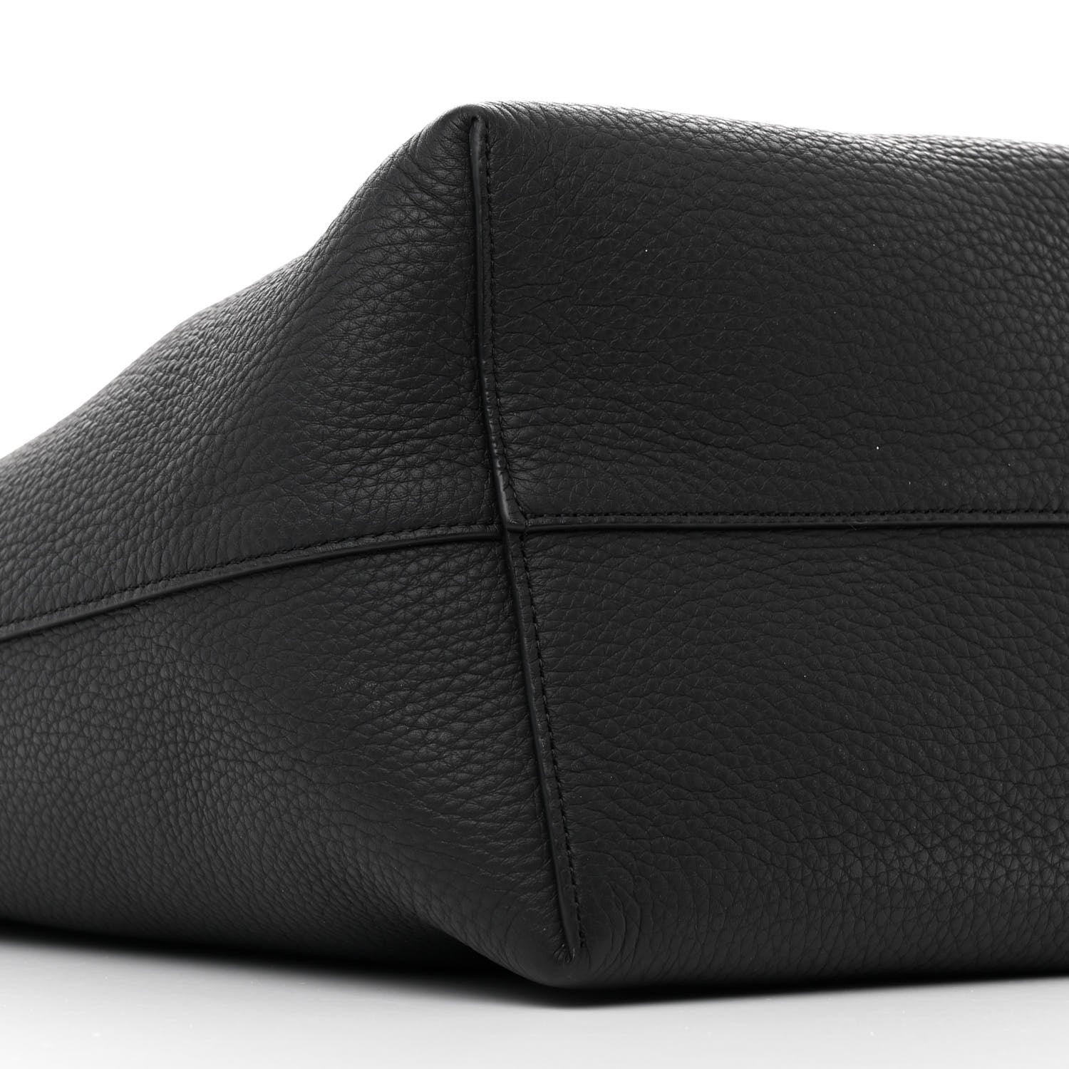 The Row Grained Calfskin Medium N/S Park Tote Black 9 of 11
