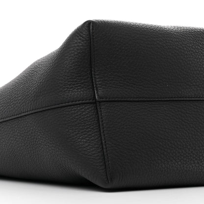The Row Grained Calfskin Medium N/S Park Tote Black 9 of 11