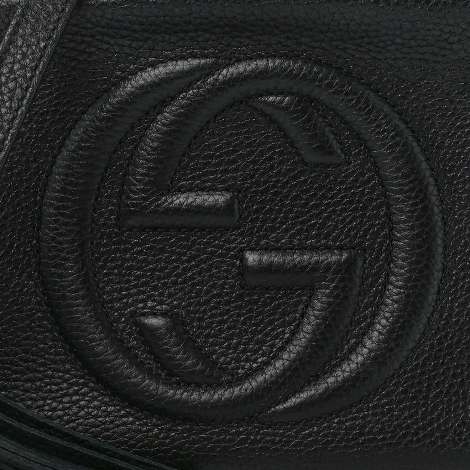 Gucci Pebbled Calfskin Small Soho Disco Bag Black 9 of 11