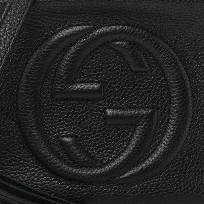 Gucci Pebbled Calfskin Small Soho Disco Bag Black 9 of 11