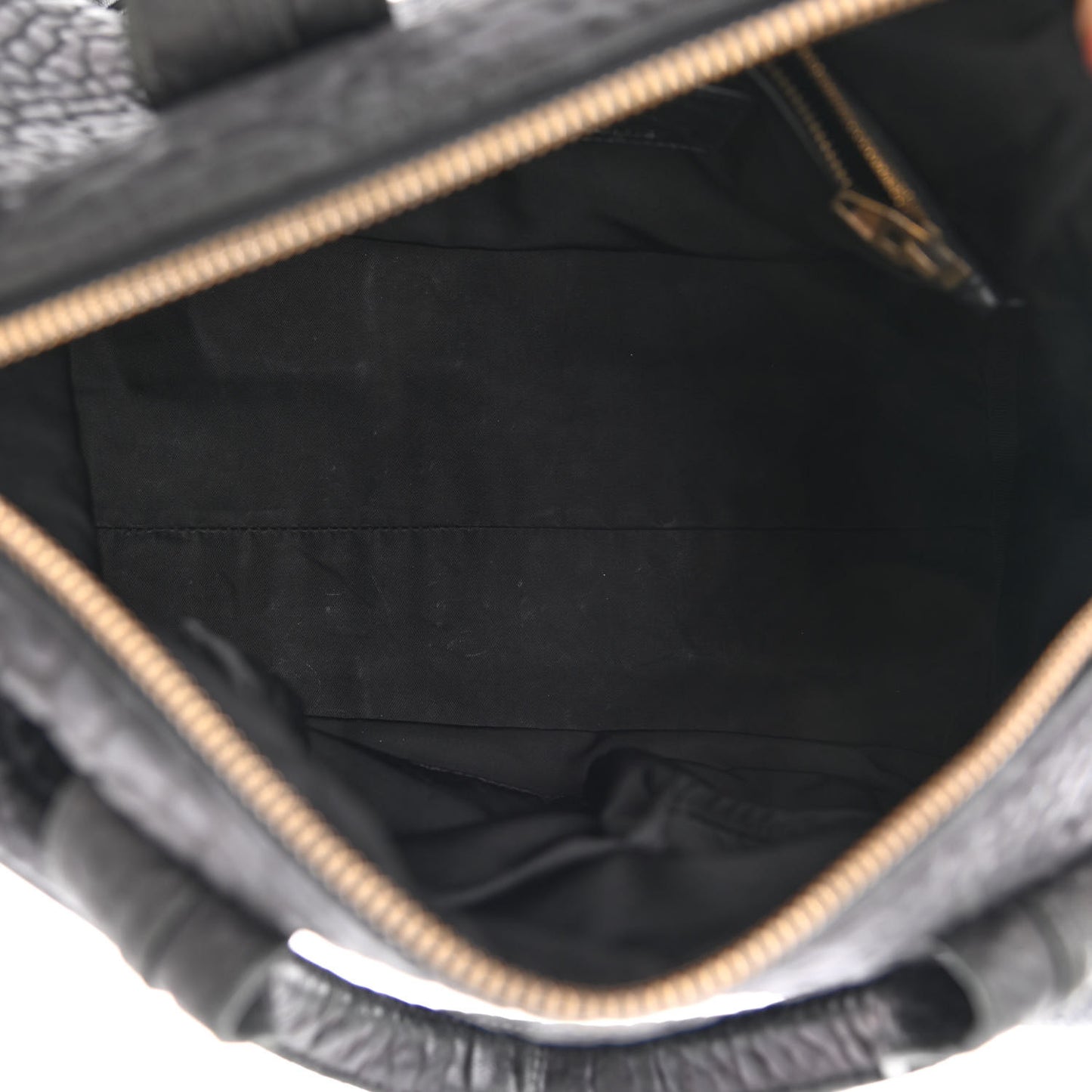 Pebbled Lambskin Rockie Black Antique Brass Hardware