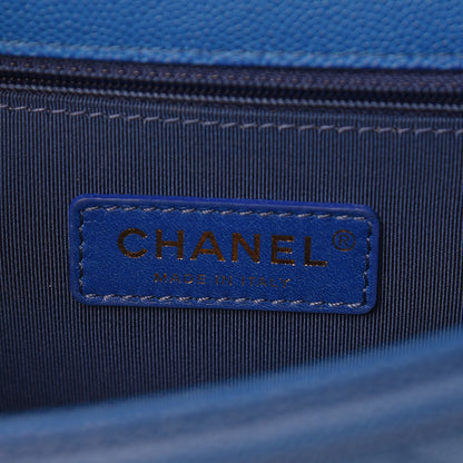 Chanel Caviar Quilted Small Sunset On The Sea Flap Blue 8 of 10