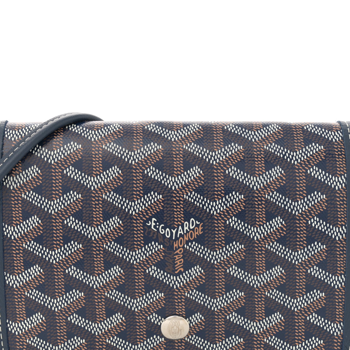 Goyardine Plumet Wallet Clutch Navy