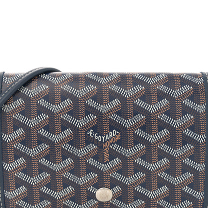 Goyard Goyardine Plumet Wallet Clutch Navy 7 of 9