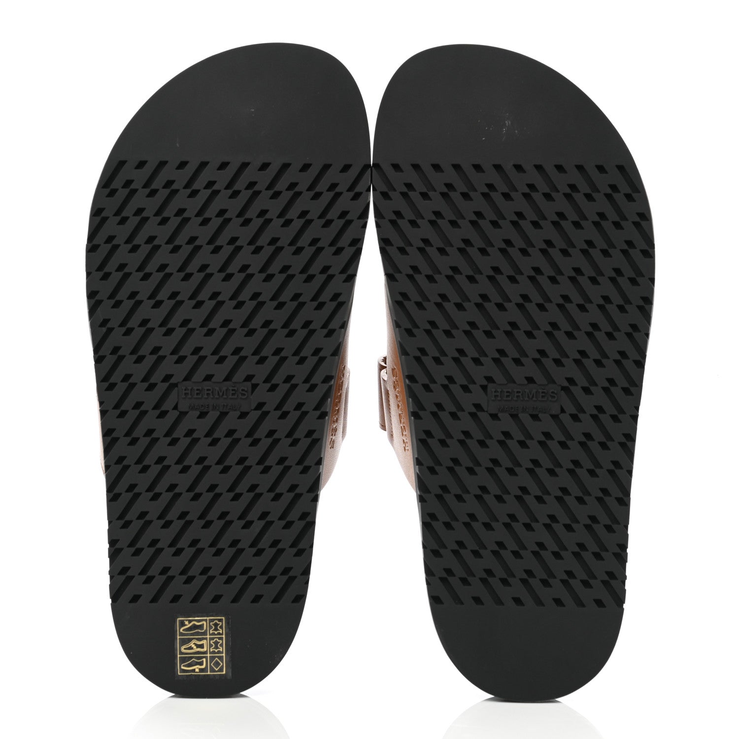 Hermes Calfskin Womens Chypre Sandals 36.5 Naturel 5 of 9