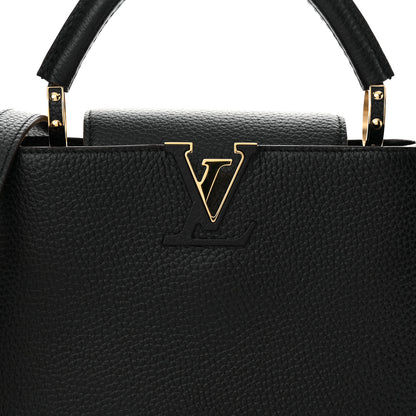 Louis Vuitton Taurillon Capucines BB Black 7 of 10