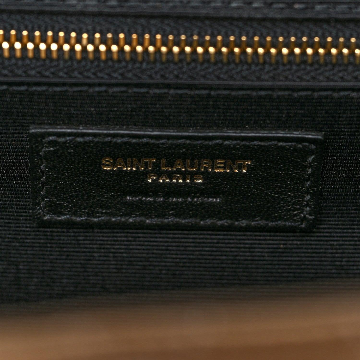 Saint Laurent Grain De Poudre Mixed Matelasse Large Triquilt Monogram Satchel Nude Powder 6 of 10