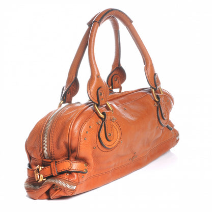 Chloe Leather Paddington Bowler Whiskey 3 of 9