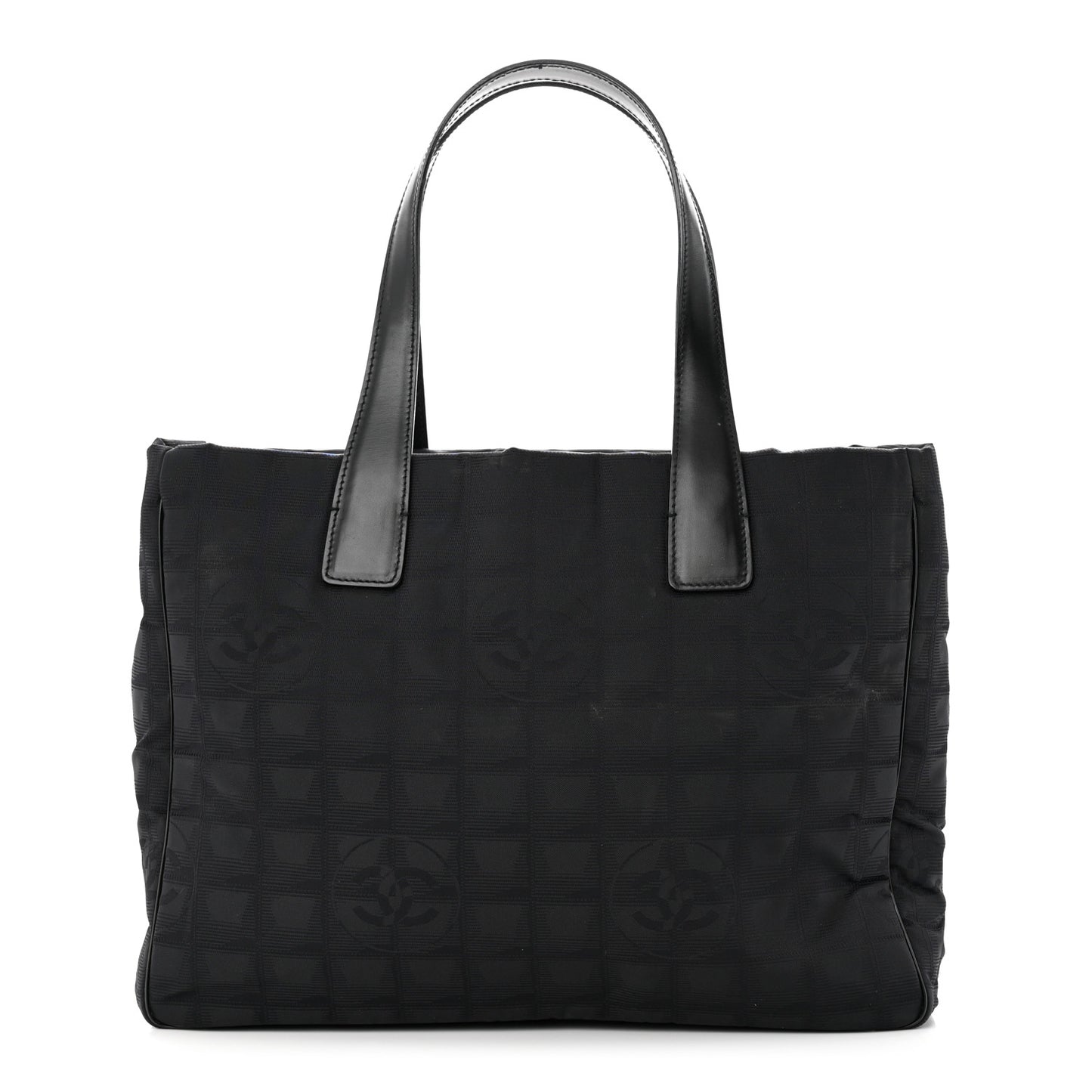 Nylon Medium Travel Tote Black