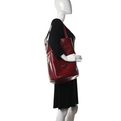 Gucci Fluffy Calfskin Morpheus Hobo Shoulder Bag Red 2 of 11