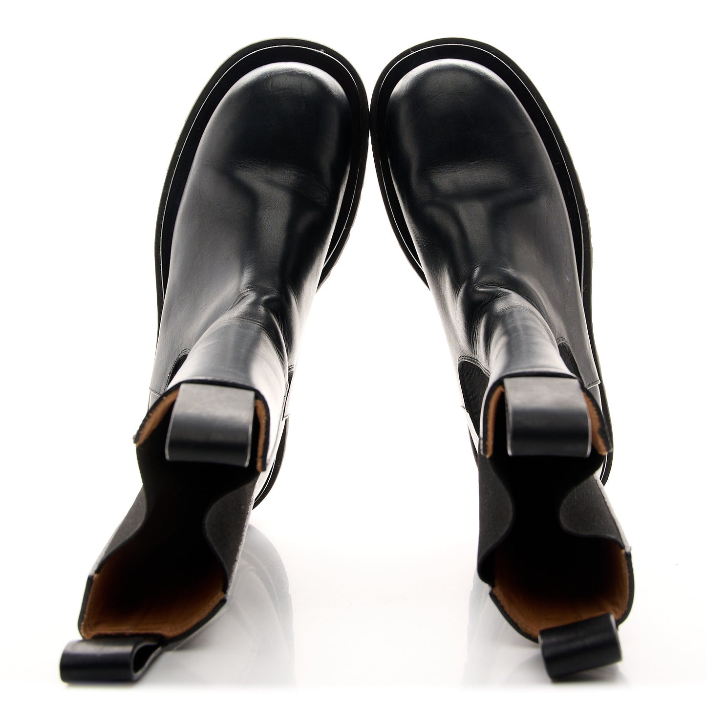 Calfskin The Lug Chelsea 55mm Boots 38 Black