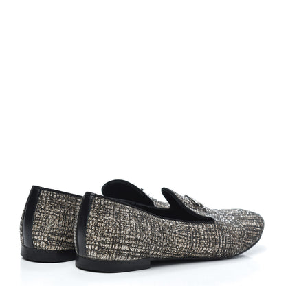 Chanel Fantasy Tweed CC Mocassin Loafers 41 Pink Black 4 of 7