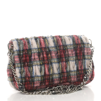 Miu Miu Tartan Matelasse Small Flap Naturale 2 of 4