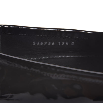 Gucci Men's Patent Horsebit Driver Loafers 10.5 Black 8 of 9