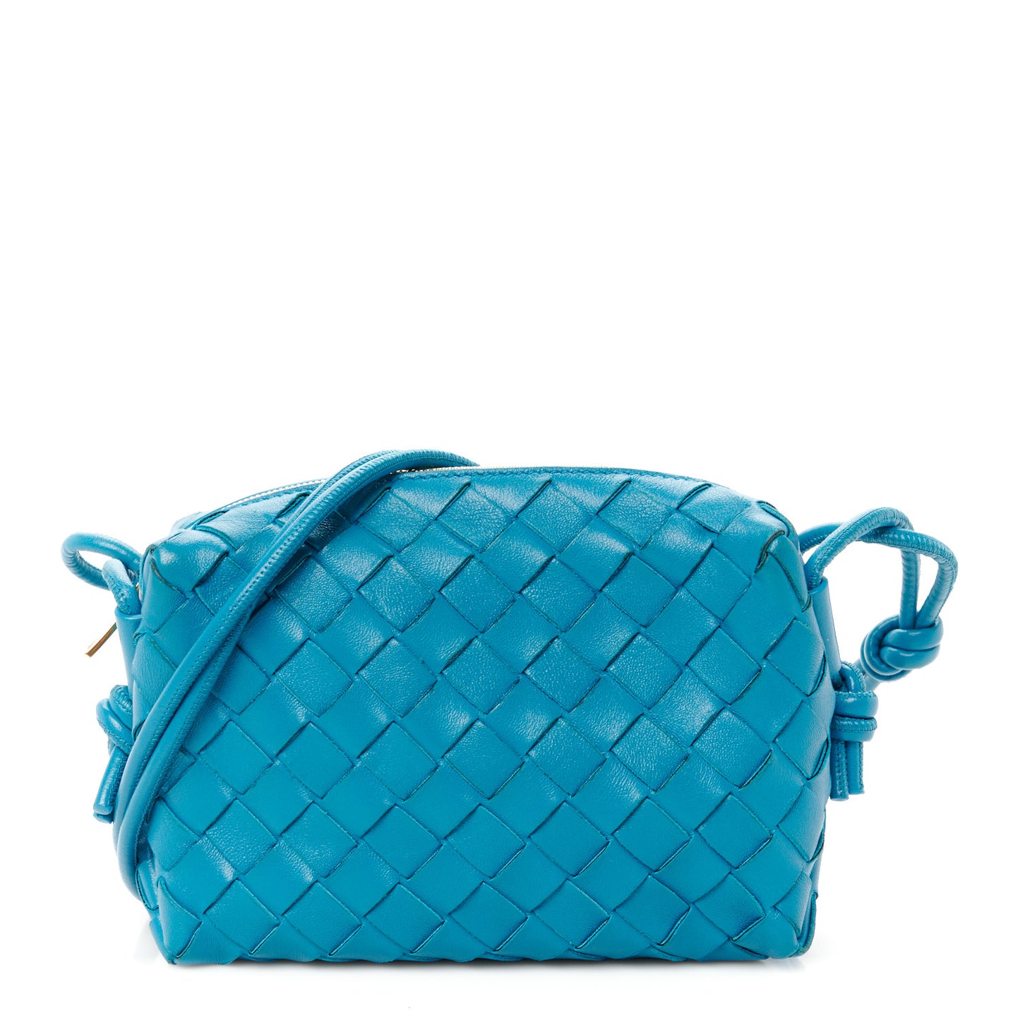 Nappa Intrecciato Mini Loop Camera Bag Blueprint