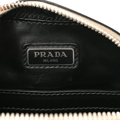 Prada Saffiano Harness Crossbody Travel Pouch White 5 of 10