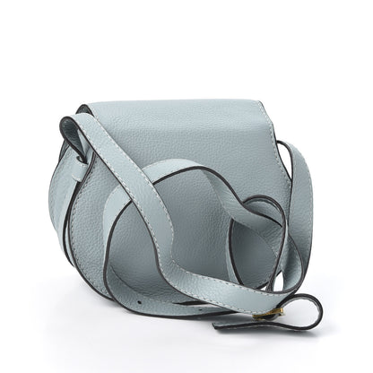 Chloe Calfskin Mini Marcie Round Crossbody Bag Faded Blue 2 of 8