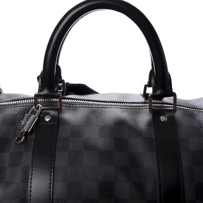 Louis Vuitton Damier Graphite Keepall Bandouliere 55 13 of 13