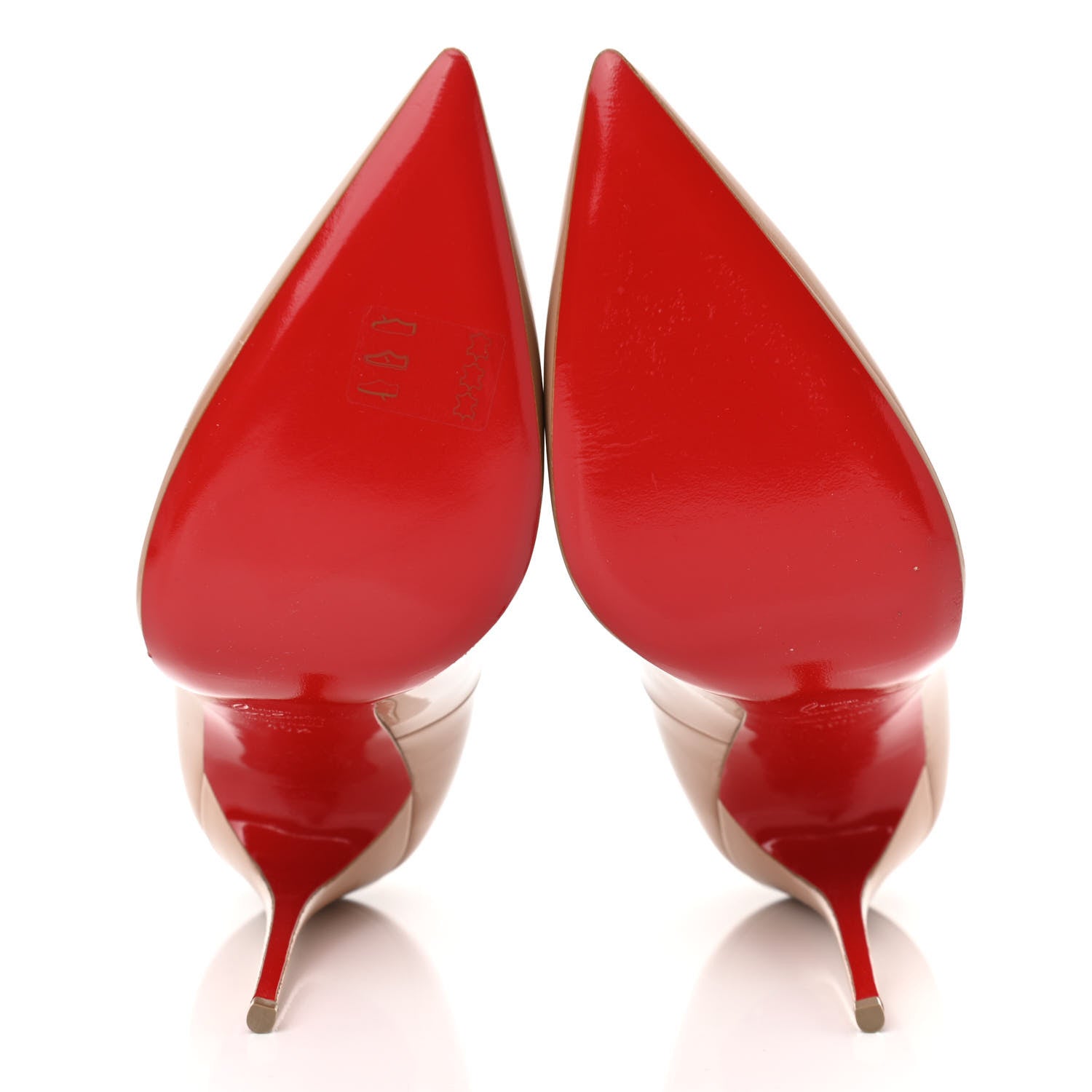 Christian Louboutin Patent So Kate 120 Pumps 40.5 Nude 5 of 10