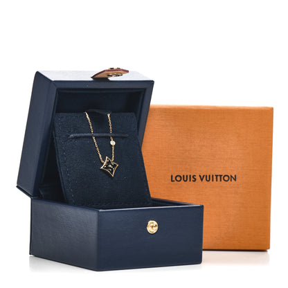 Louis Vuitton 18K Yellow Gold Diamond Black Onyx Color Blossom BB Star Pendant Necklace 6 of 6