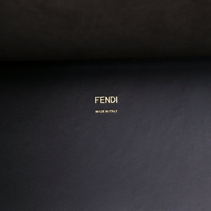 Fendi Vitello King Plexiglass Logo Embossed Medium Fendi Sunshine Shopper Tote Moon 6 of 10