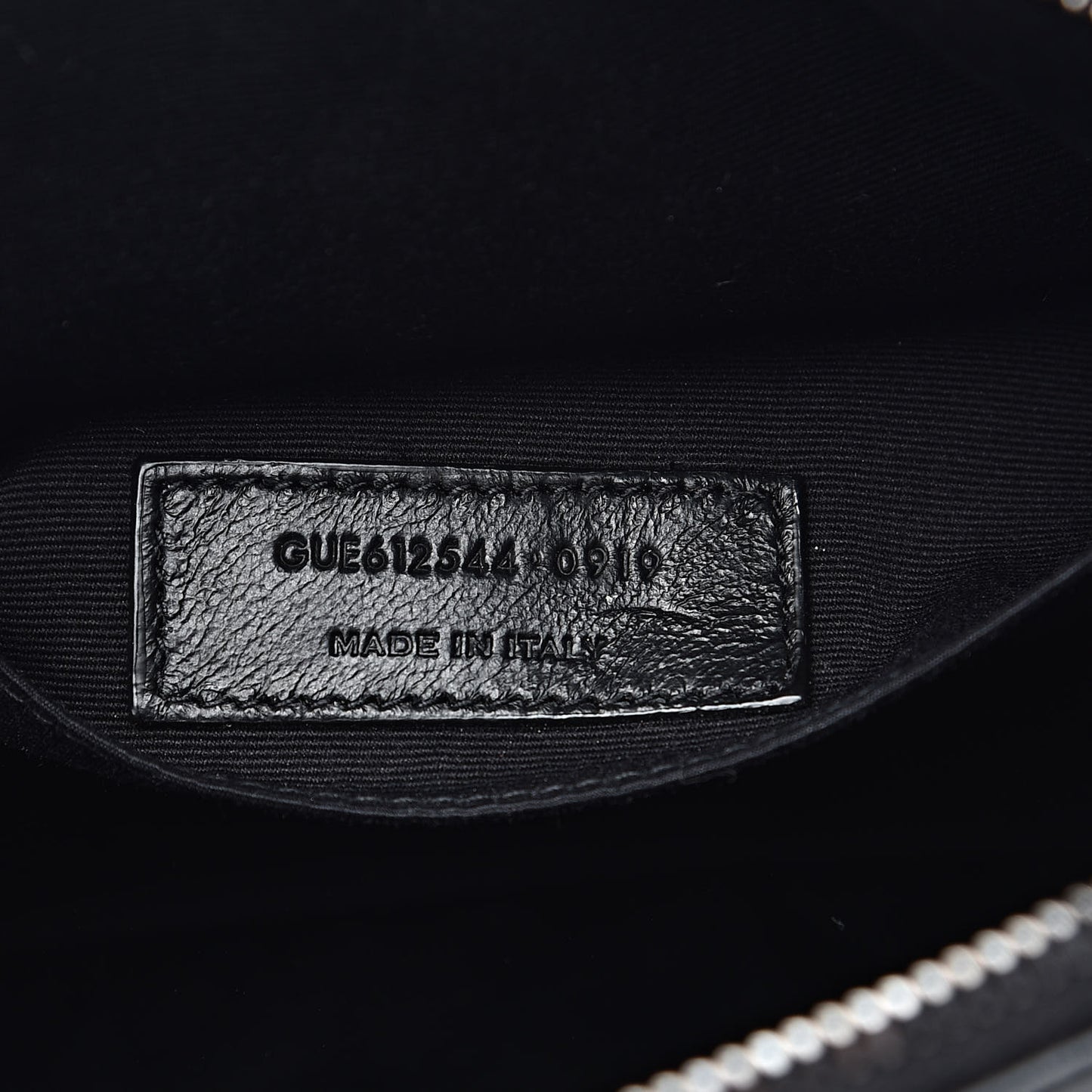 Calfskin Matelasse Monogram Lou Camera Bag Black