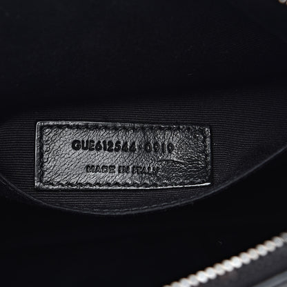 Saint Laurent Calfskin Matelasse Monogram Lou Camera Bag Black 7 of 10