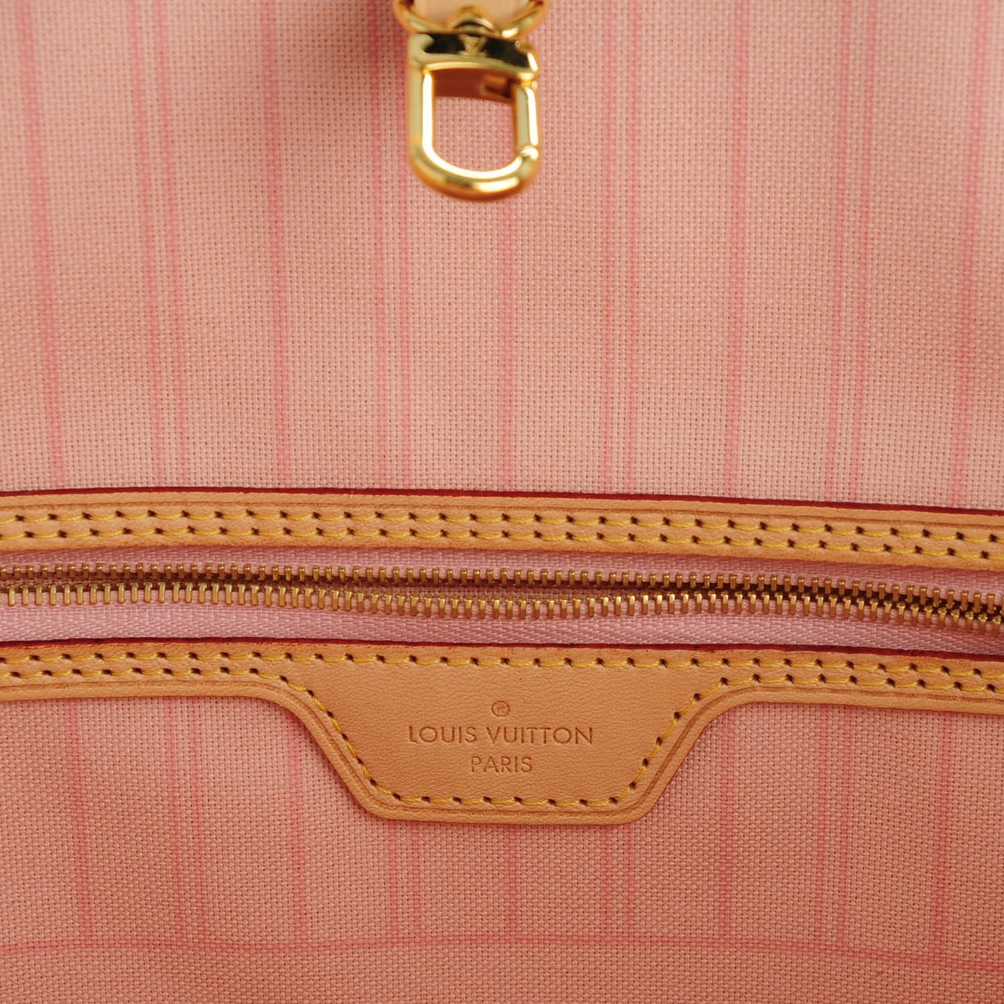 Damier Azur Neo Neverfull MM Rose Ballerine