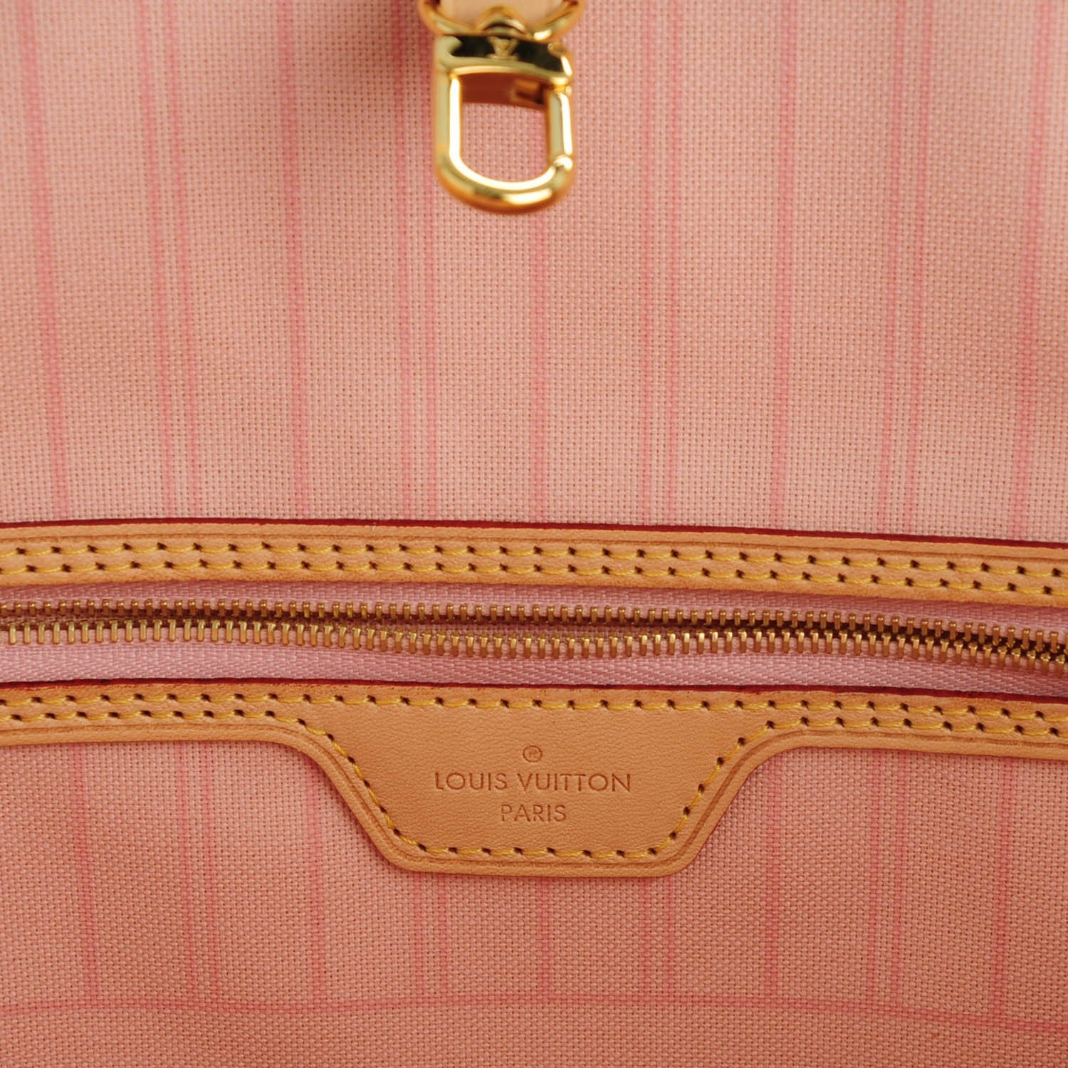 Louis Vuitton Damier Azur Neo Neverfull MM Rose Ballerine 8 of 9