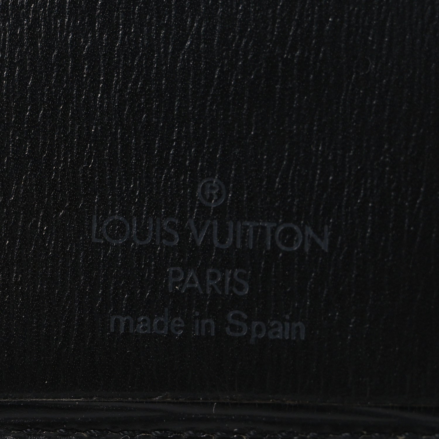 Louis Vuitton Epi Pocket Agenda Cover Black 6 of 8