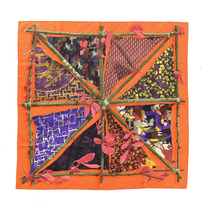 Hermes Silk Le Robinson Chic Scarf 90 1 of 4