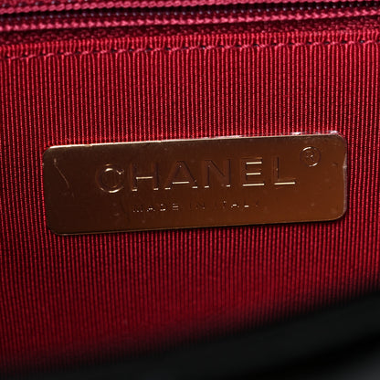 Chanel Shiny Crumpled Calfskin Quilted Medium Chanel 19 Flap Black 6 of 11