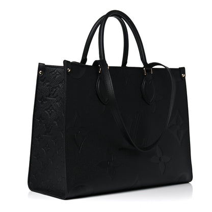 Louis Vuitton Empreinte Monogram Giant Onthego MM Black 3 of 11