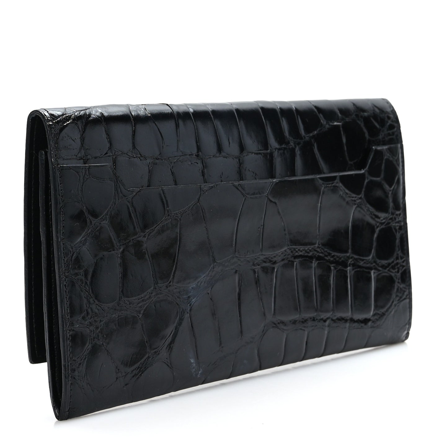 Alligator Clutch Black