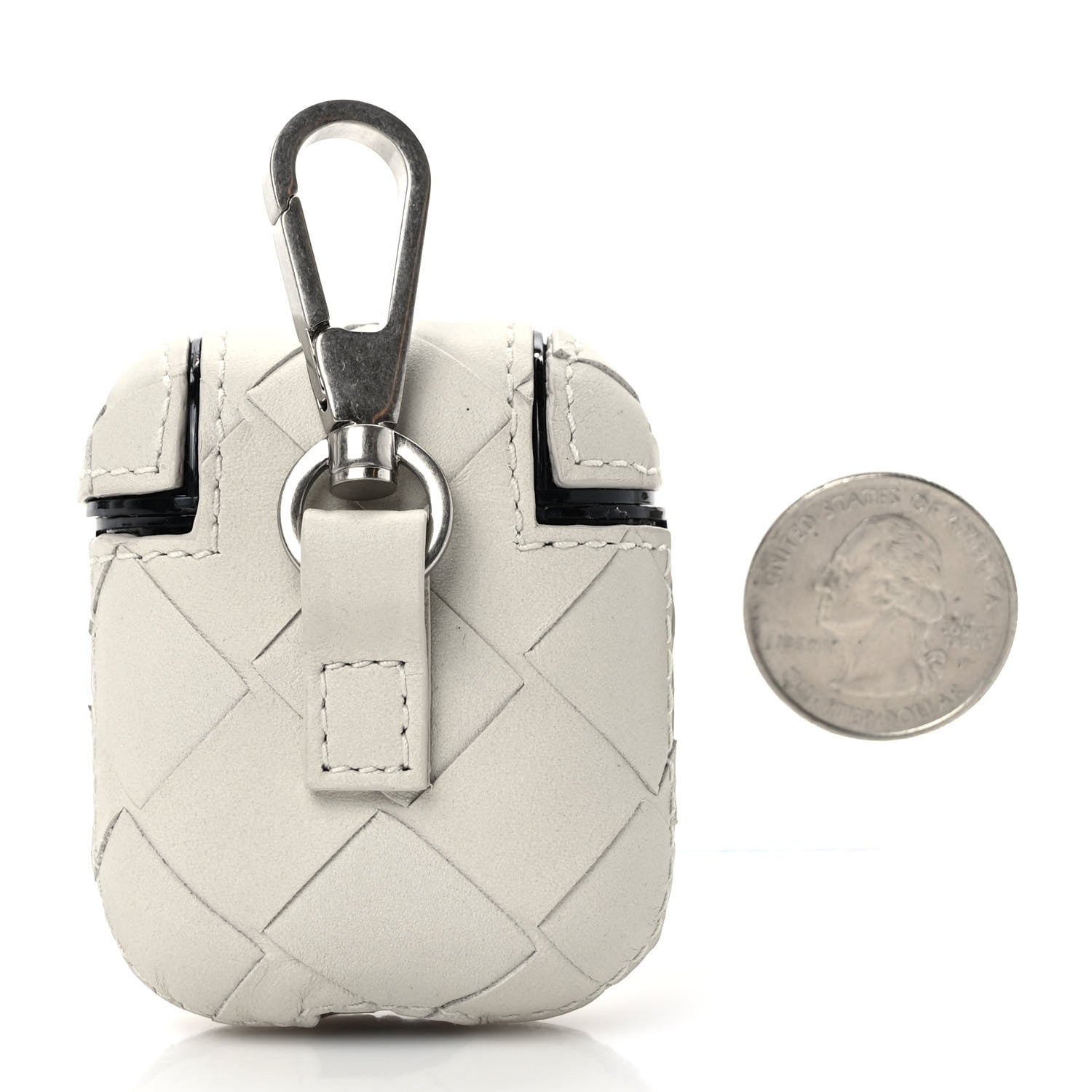 Bottega Veneta Nappa Intrecciato Airpods Case White 2 of 4