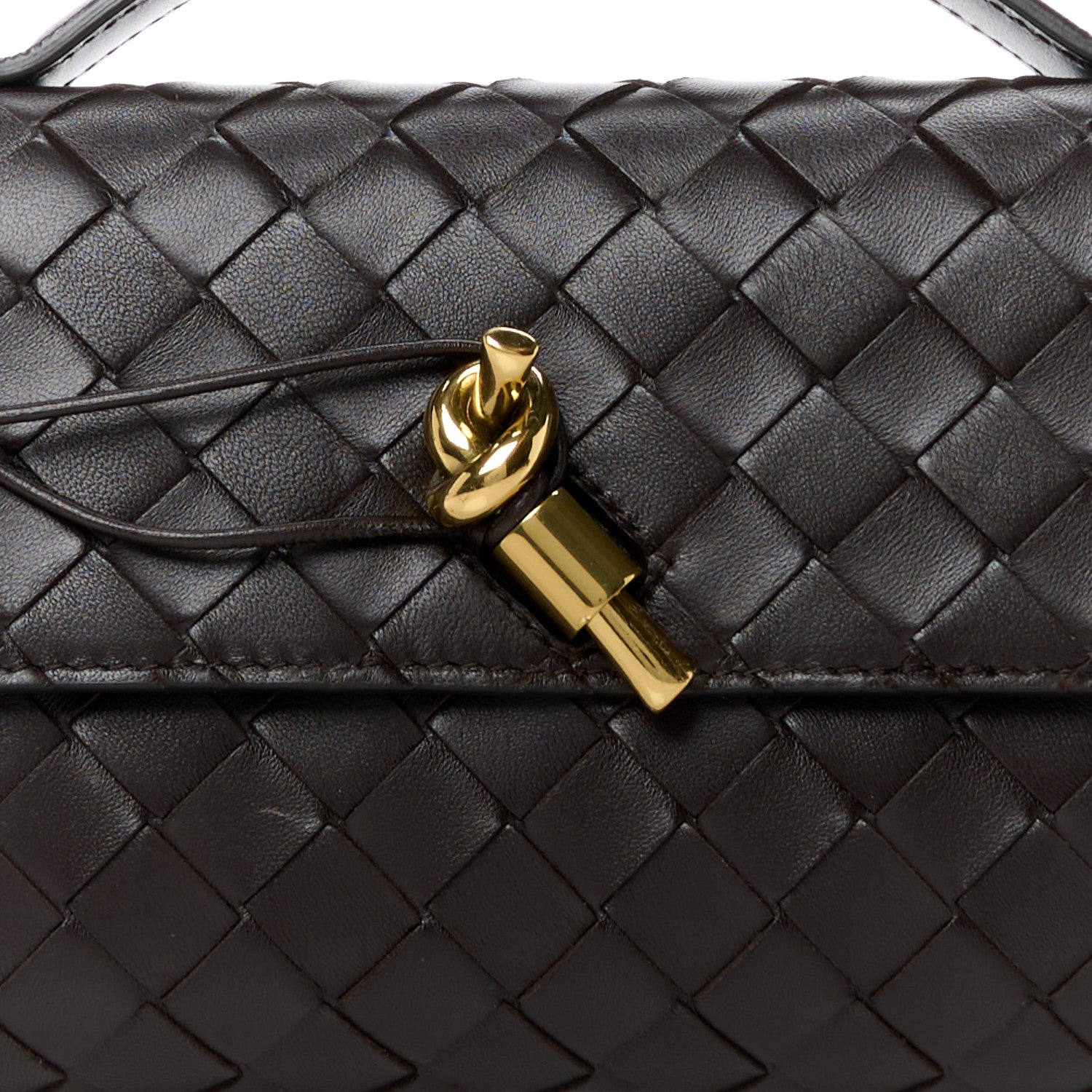 Bottega Veneta Nappa Intrecciato Long Andiamo Top Handle Clutch Fondant 8 of 11
